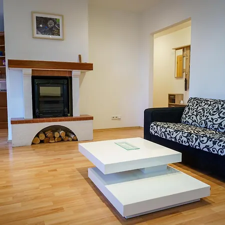 Spacious With A Fireplace In The *